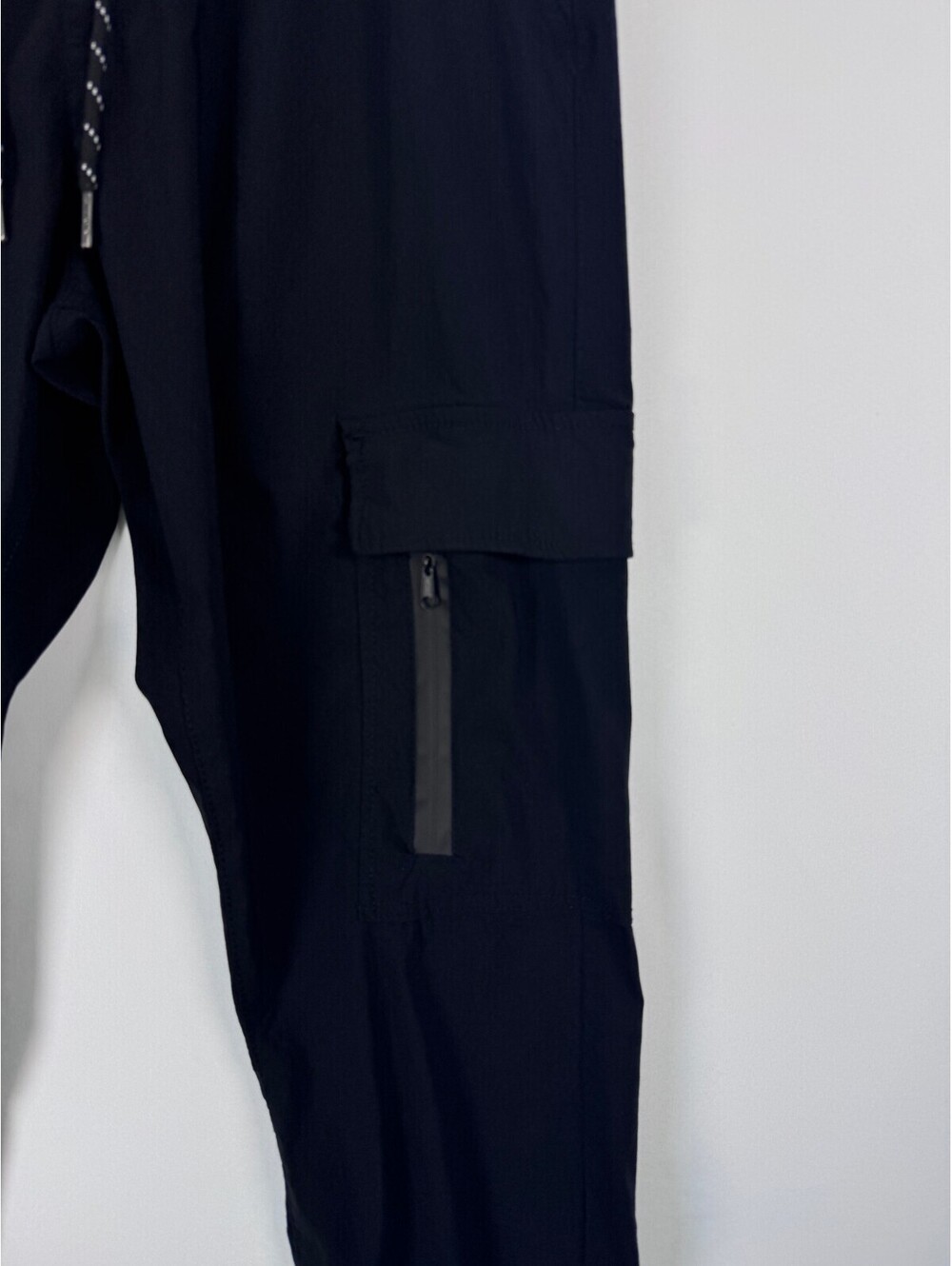 Blue Rise Cargo Joggers Unisex L Black Gorpcore Techwear Hiking Outdoor Pants - Picture 2 of 9